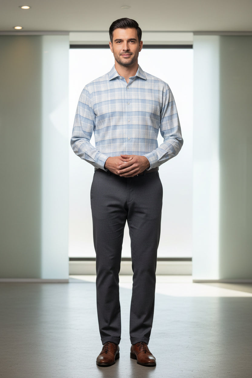 CALVIN KLEIN CAMISA DE VESTIR DE HOMBRE MANGA LARGA