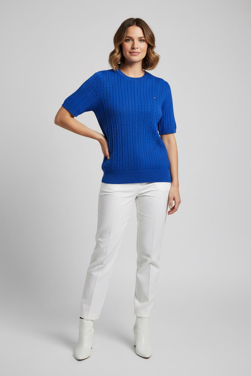 TOMMY HILFIGER BLUSA TRENSADA MUJER