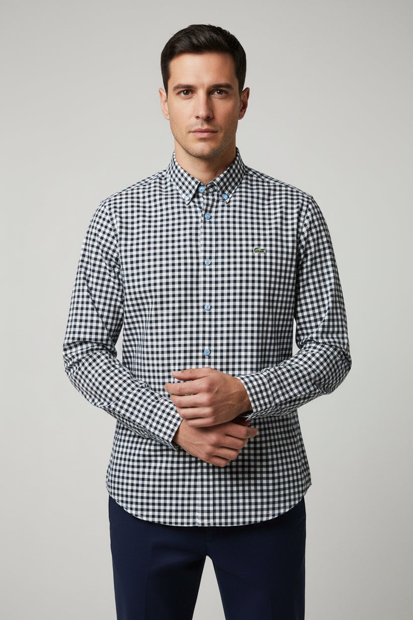 LACOSTE CAMISA VESTIR MANGA LARGA DE HOMBRE