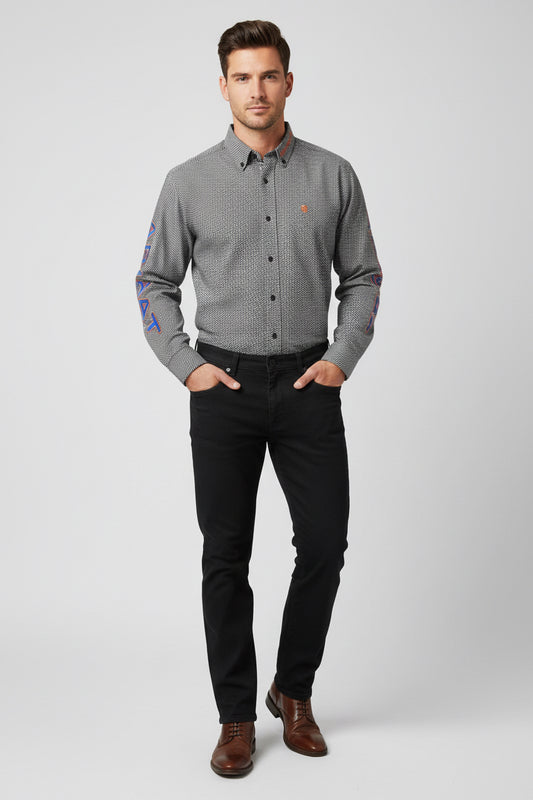 ARIAT CAMISA DE VESTIR DE HOMBRE MANGA LARGA