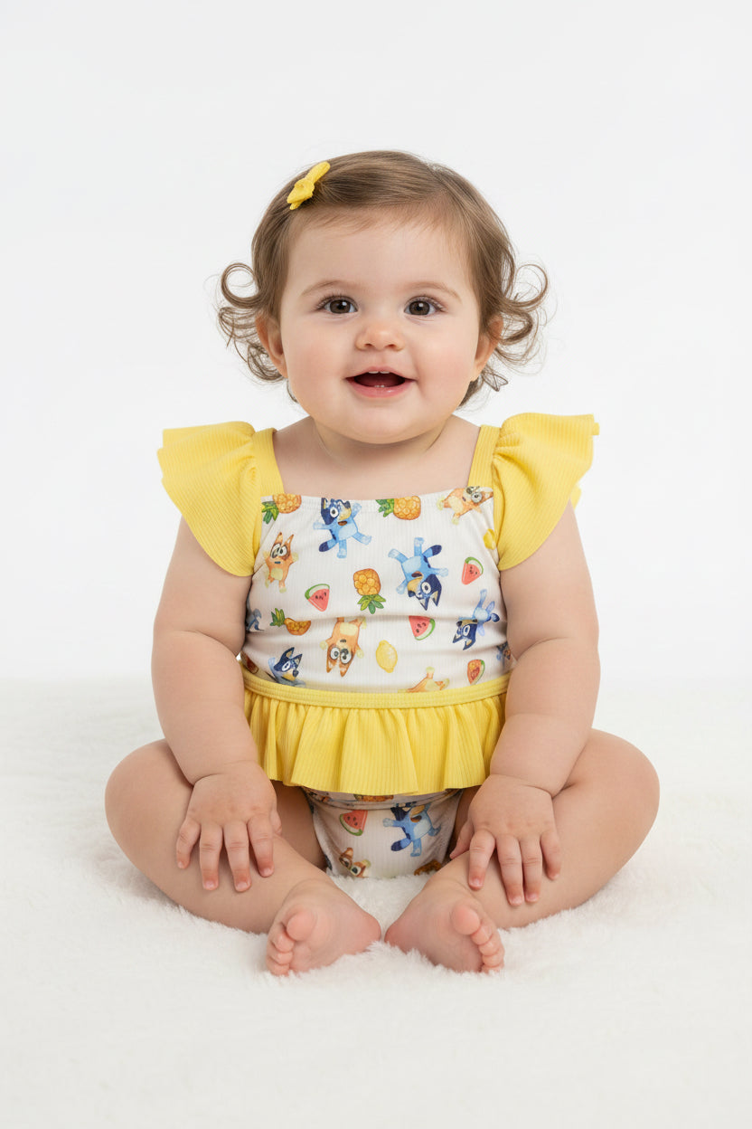 BLUEY TRAJE DE BAÑO DE NIÑA