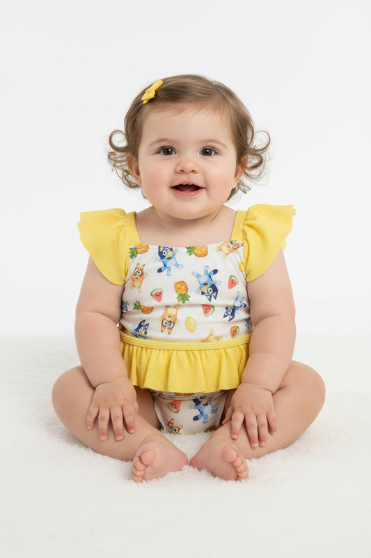 BLUEY TRAJE DE BAÑO DE NIÑA