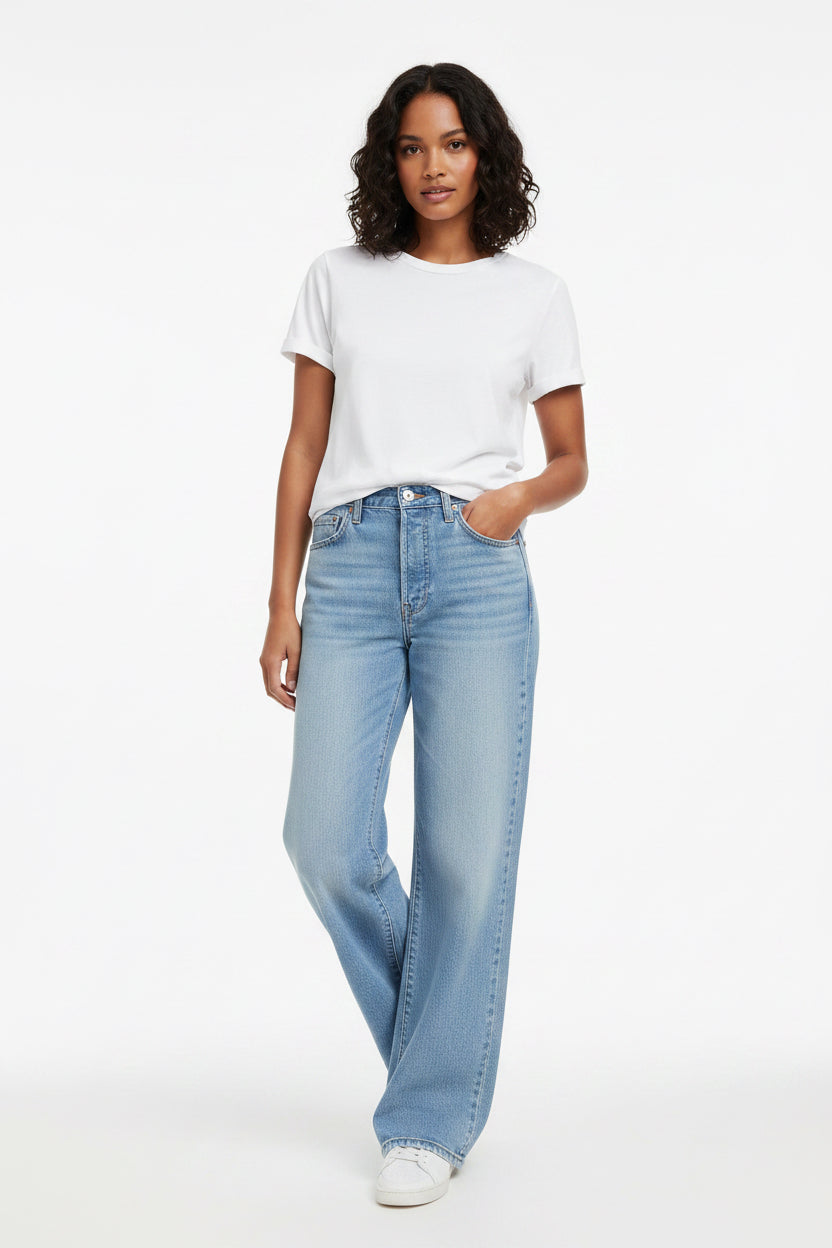 LEVI’S STRAUSS RIBCAGE STRAIGHT ANKLE JEANS DE MUJER