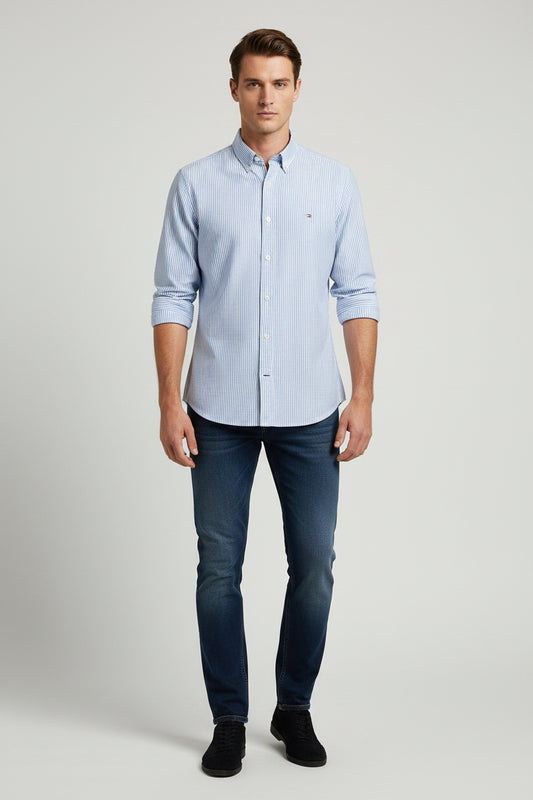 TOMMY HILFIGER VESTIR MANGA LARGA HOMBRE