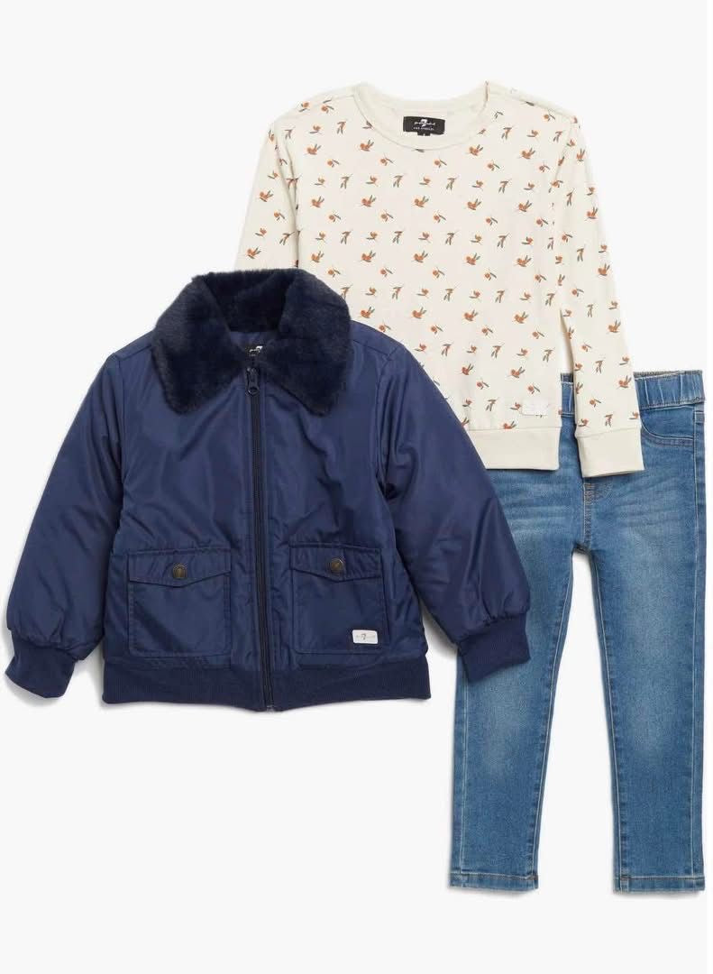 7 FOR ALL MANKIND CONJJUNTO DE NIÑA