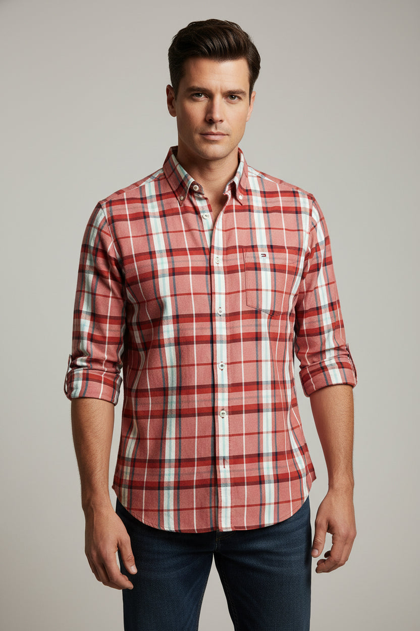 TOMMY HILFIGER CAMISA VESTIR MANGA LARGA DE HOMBRE