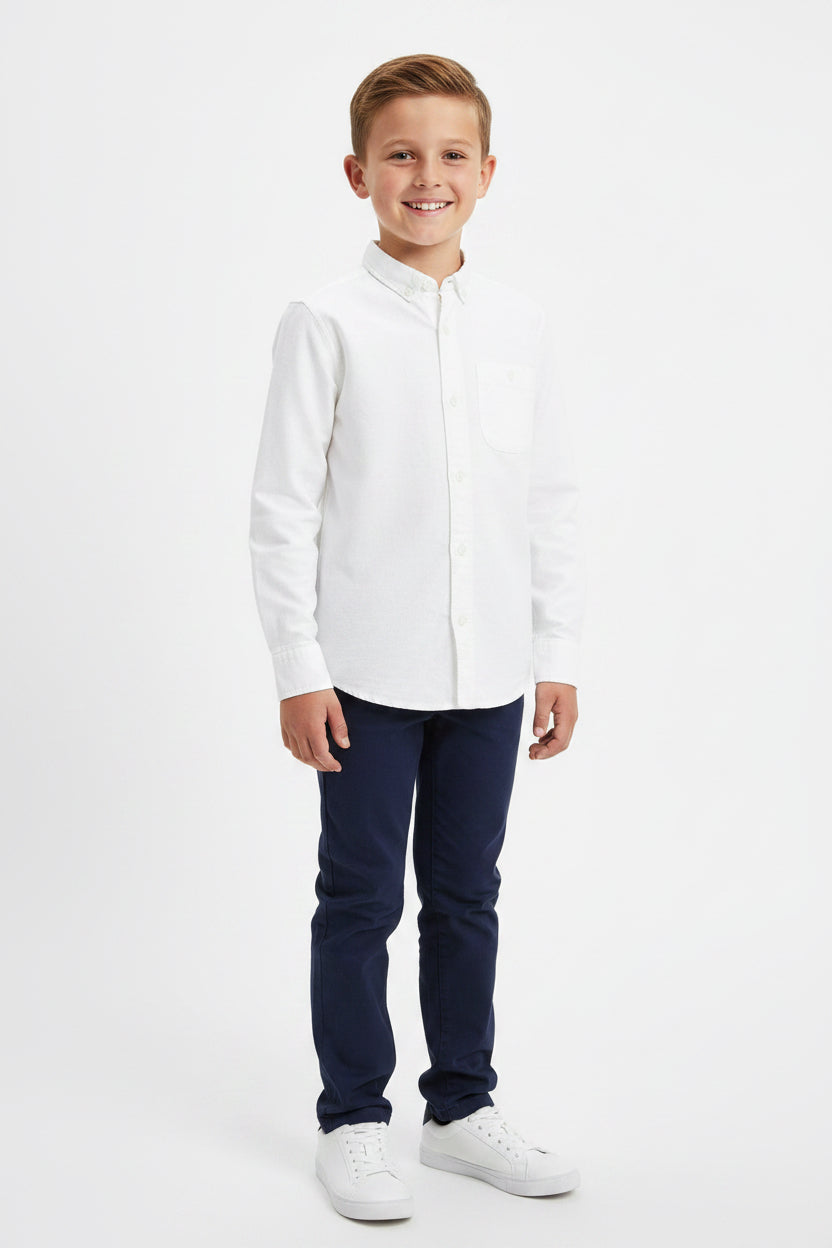 OLD NAVY CAMISA VESTIR MANGA LARGA DE NIÑO