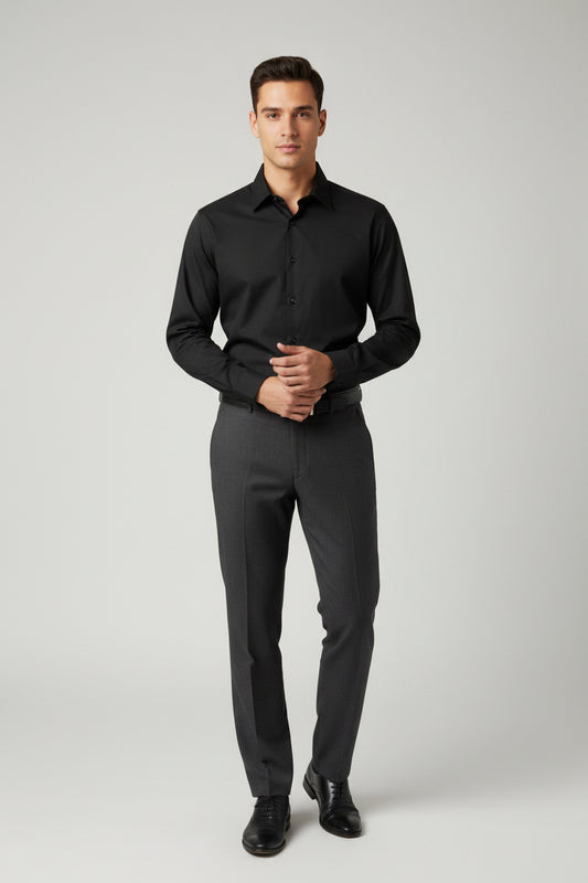 CHAPS CAMISA DE VESTIR DE HOMBRE MANGA LARGA
