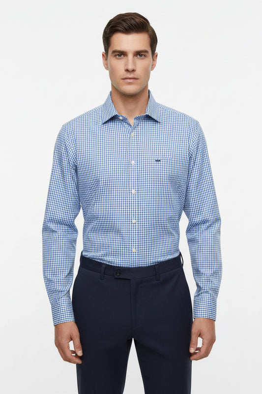 CHAPS CAMISA VESTIR MANGA LARGA DE HOMBRE