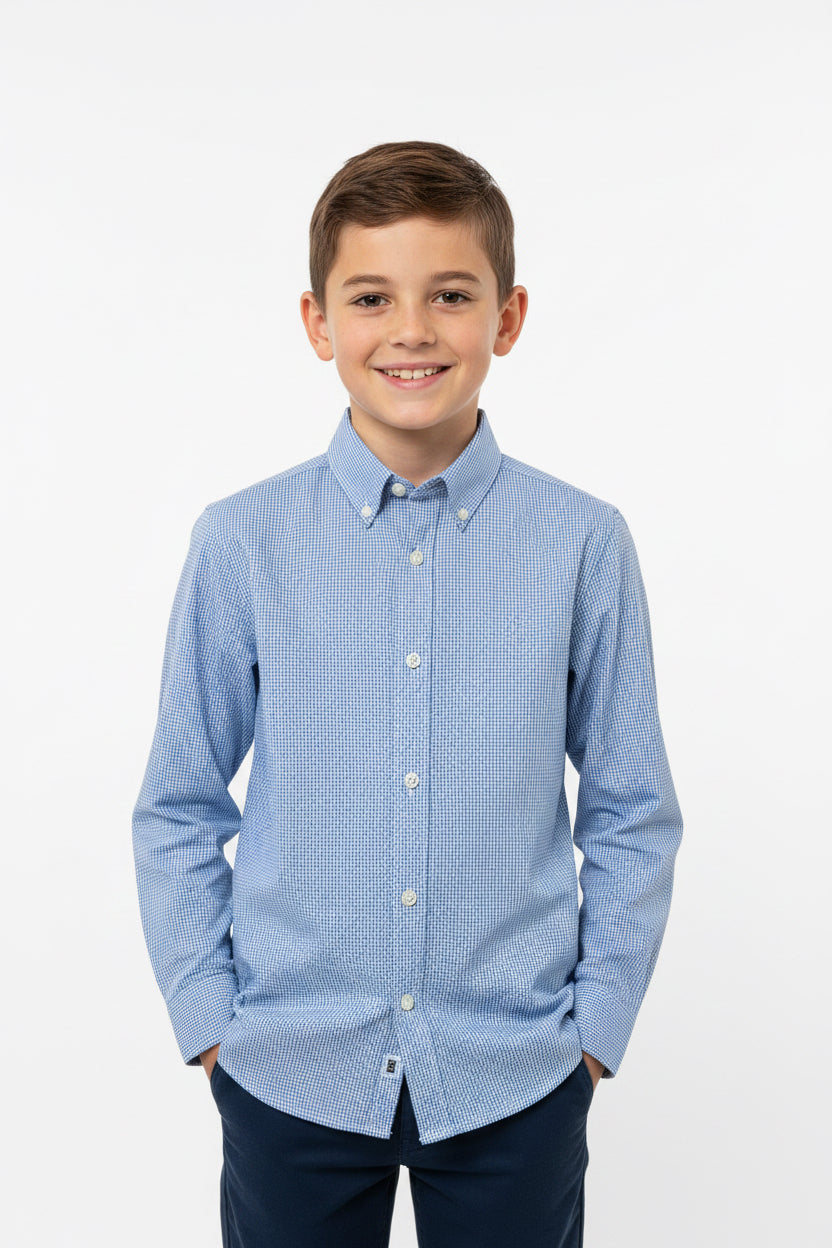 TOMMY HILFIGER CAMISA VESTIR MANGA LARGA DE NIÑO