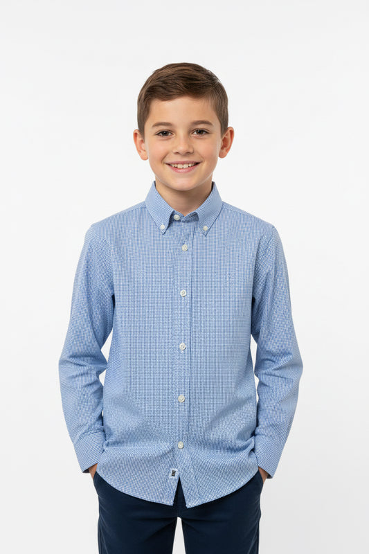 TOMMY HILFIGER CAMISA VESTIR MANGA LARGA DE NIÑO