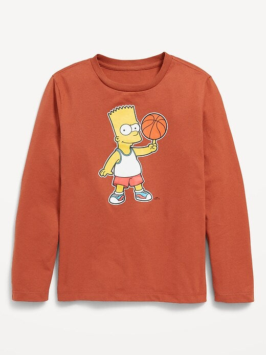 THE SIMPSONS Camisa Manga Larga de Niño