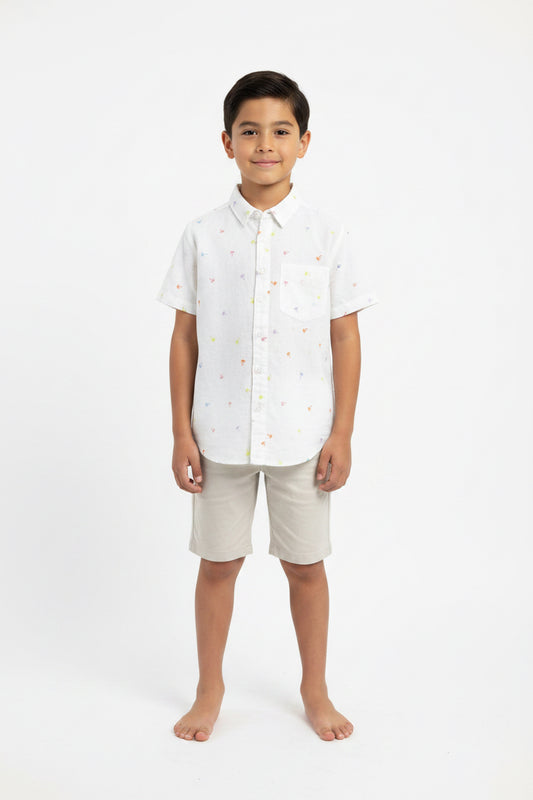 ART CLASS CAMISA VESTIR MANGA CORTA DE NIÑO