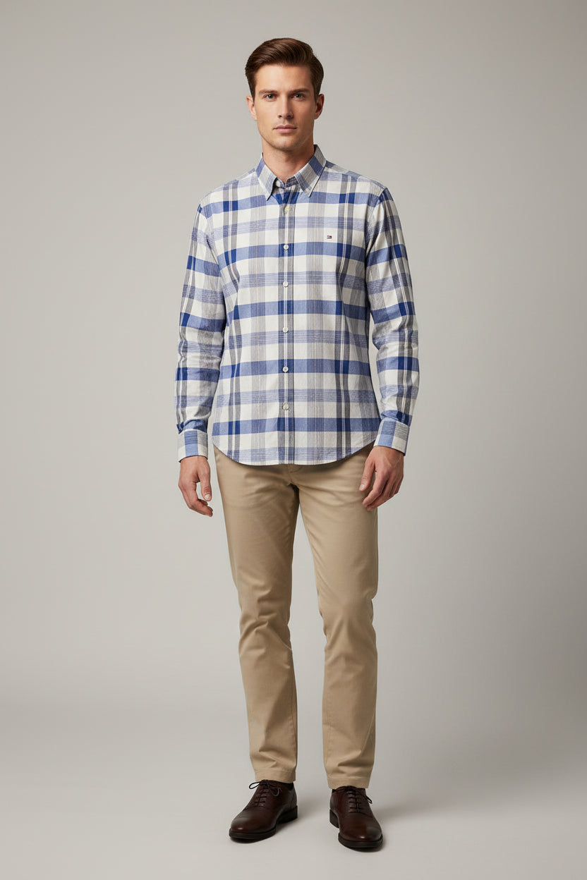 TOMMY HILFIGER CAMISA DE VESTIR DE HOMBRE MANGA LARGA