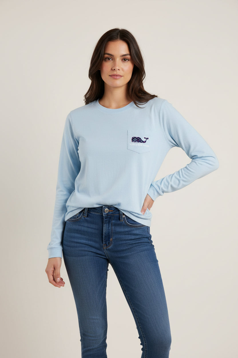 VINEYARD VINES CAMISA MANGA LARGA MUJER