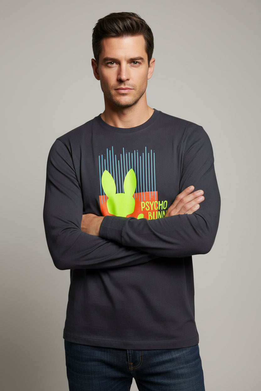 PSYCHO BUNNY CAMISA MANGA LARGA DE HOMBRE