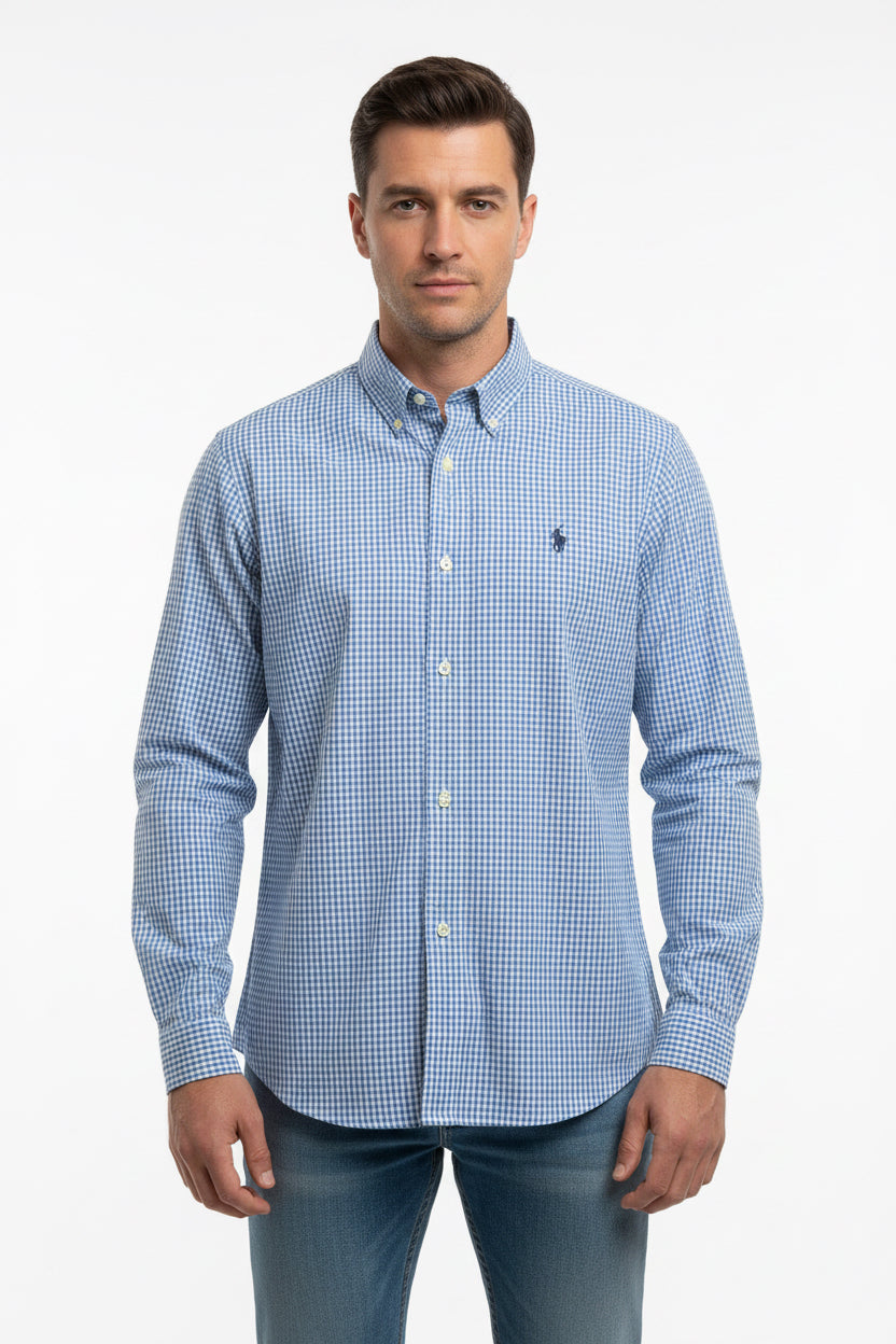 POLO RALPH LAUREN CAMISA DE VESTIR MANGA LARGA DE HOMBRE