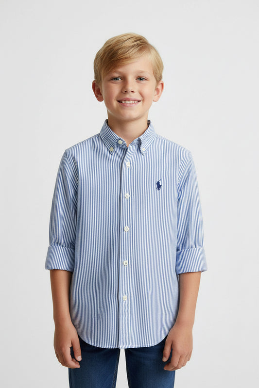 POLO RALPH LAUREN CAMISA VESTIR MANGA LARGA DE NIÑO