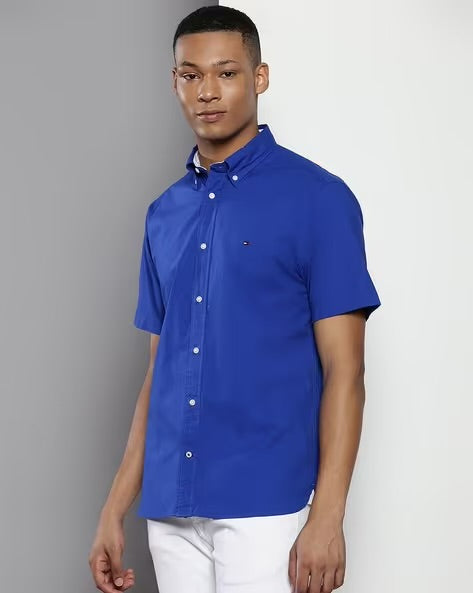 TOMMY HILFIGER CAMISA DE VESTIR MANGA CORTA DE HOMBRE