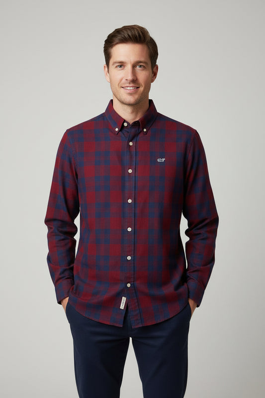VINEYARD VINES CAMISA DE VESTIR DE HOMBRE MANGA LARGA