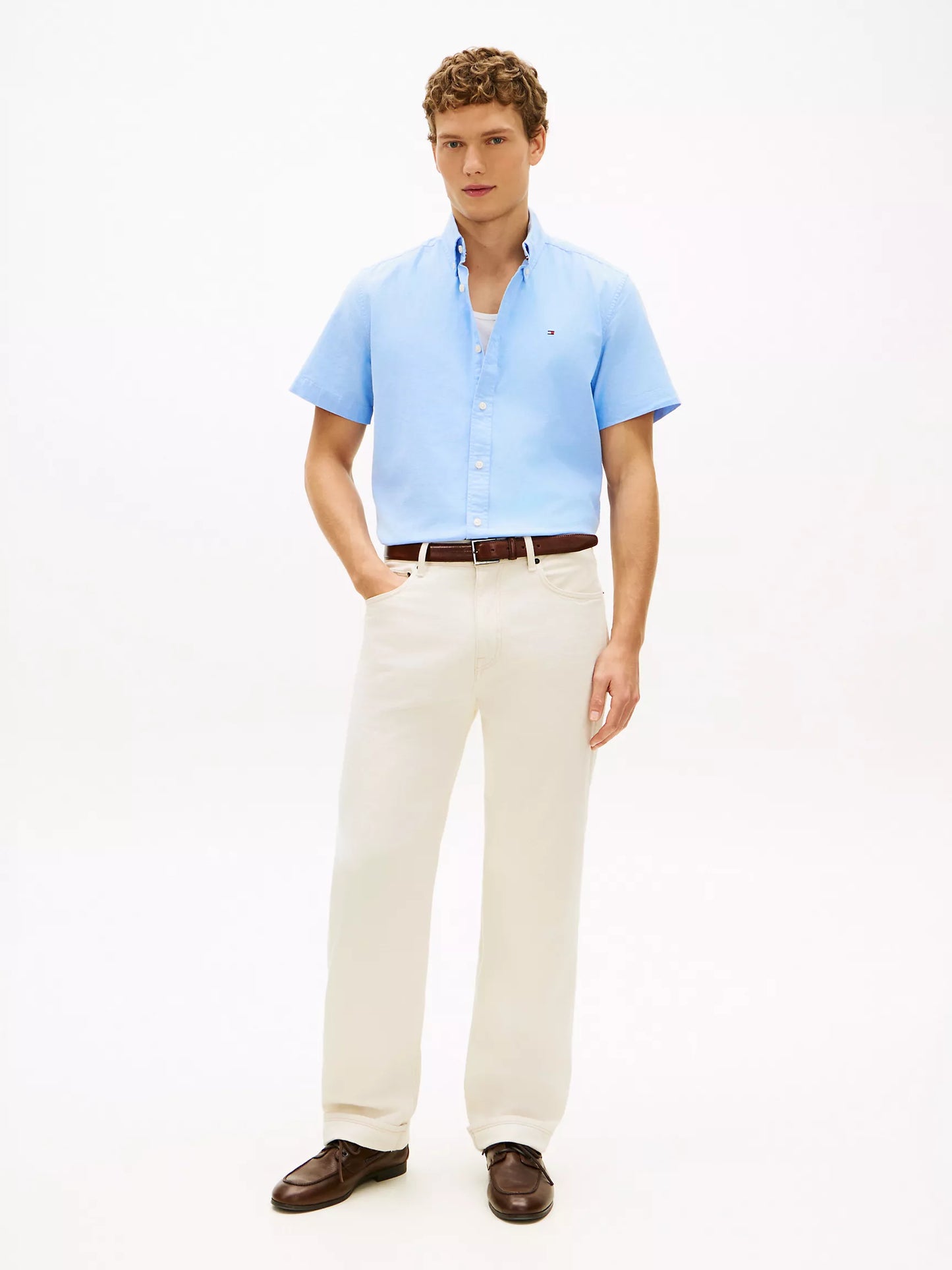 TOMMY HILFIGER VESTIR MANGA CORTA HOMBRE