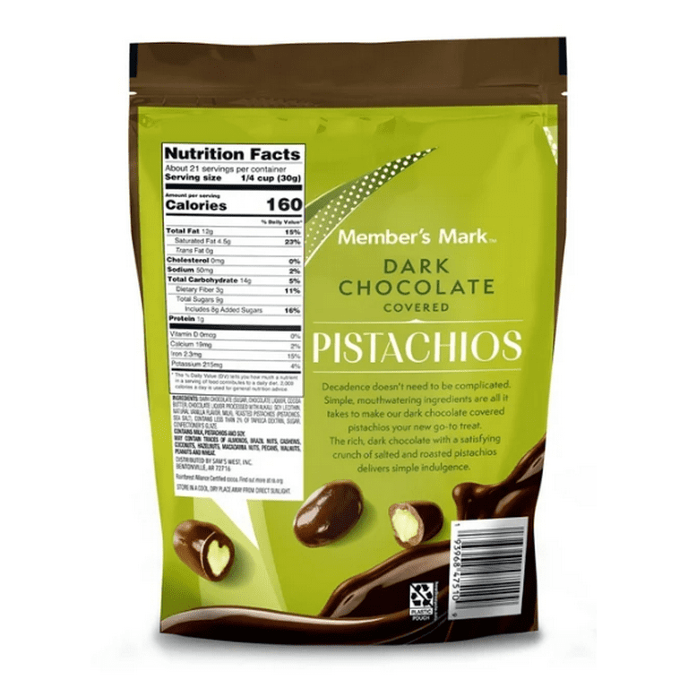 MEMBER’S MARK DARK CHOCOLATE PISTACHIOS