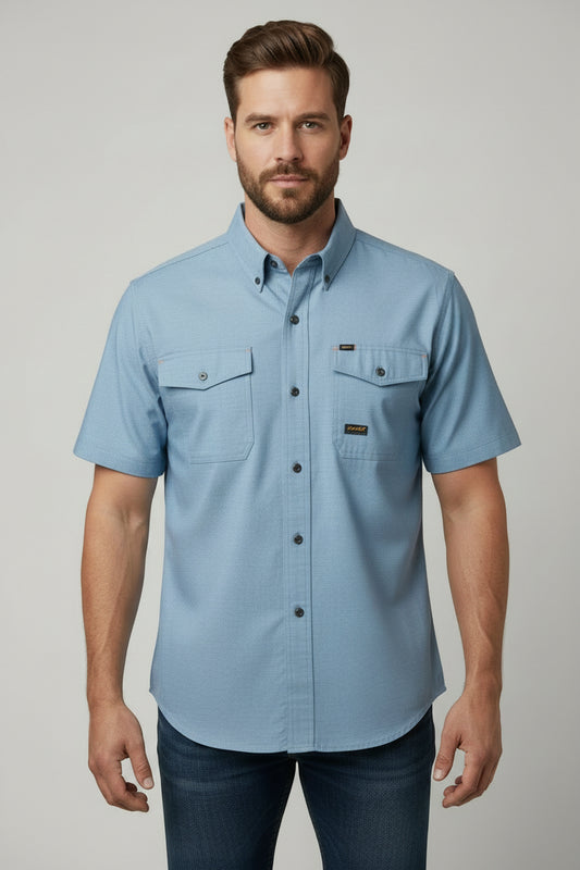 ARIAT CAMISA DE VESTIR MANGA CORTA HOMBRE