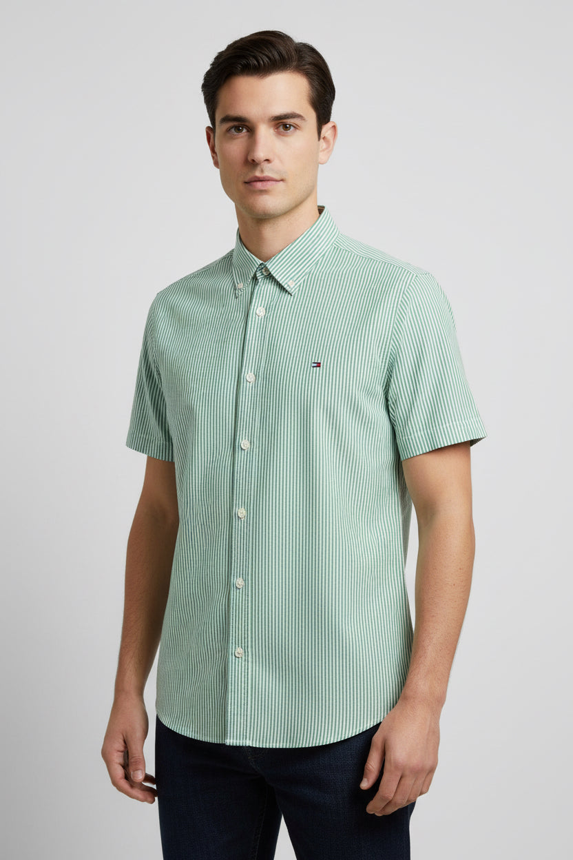 TOMMY HIFIGER VESTIR MANGA  CORTA HOMBRE