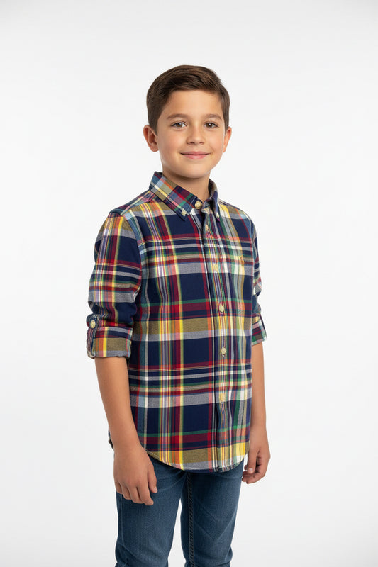 POLO RALPH LAUREN CAMISA VESTIR MANGA LARGA DE NIÑO