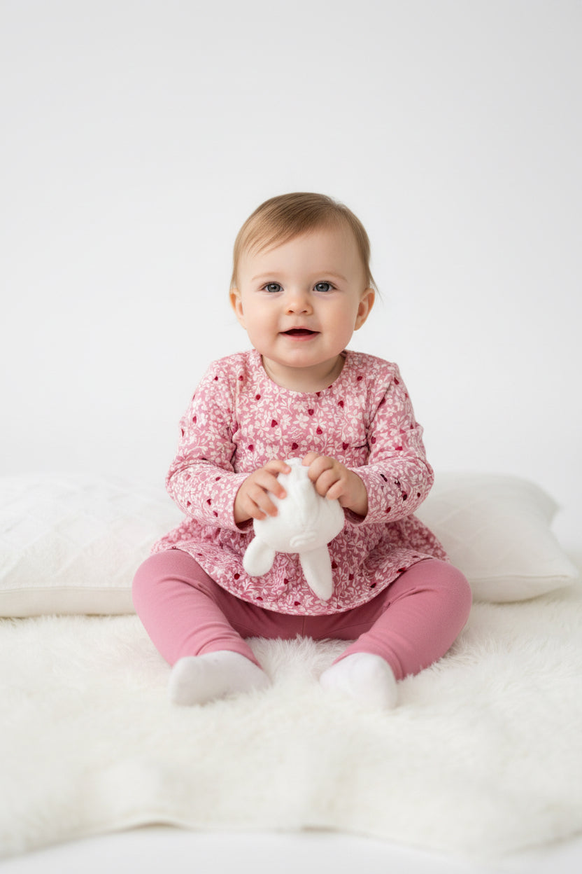 TOMMY HILFIGER CONJUNTO DE NIÑA BEBÉ