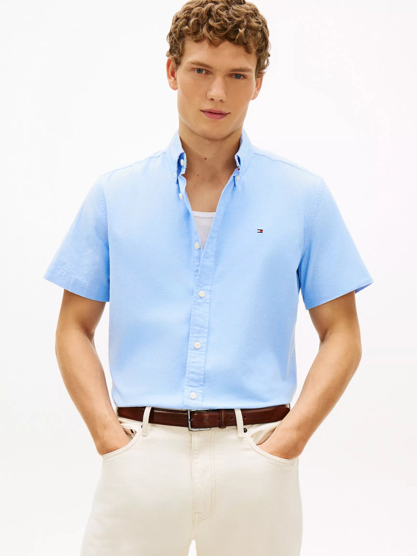 TOMMY HILFIGER VESTIR MANGA CORTA HOMBRE