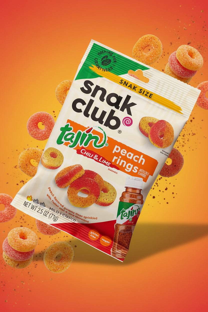 SNAK CLUB TAJÍN PEACH RINGS