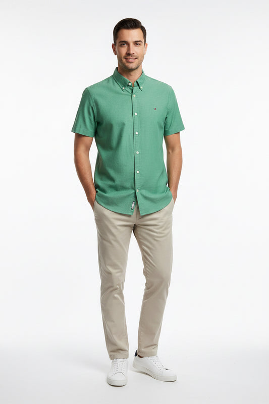 TOMMY HILFIGER VESTIR MANGA CORTA HOMBRE
