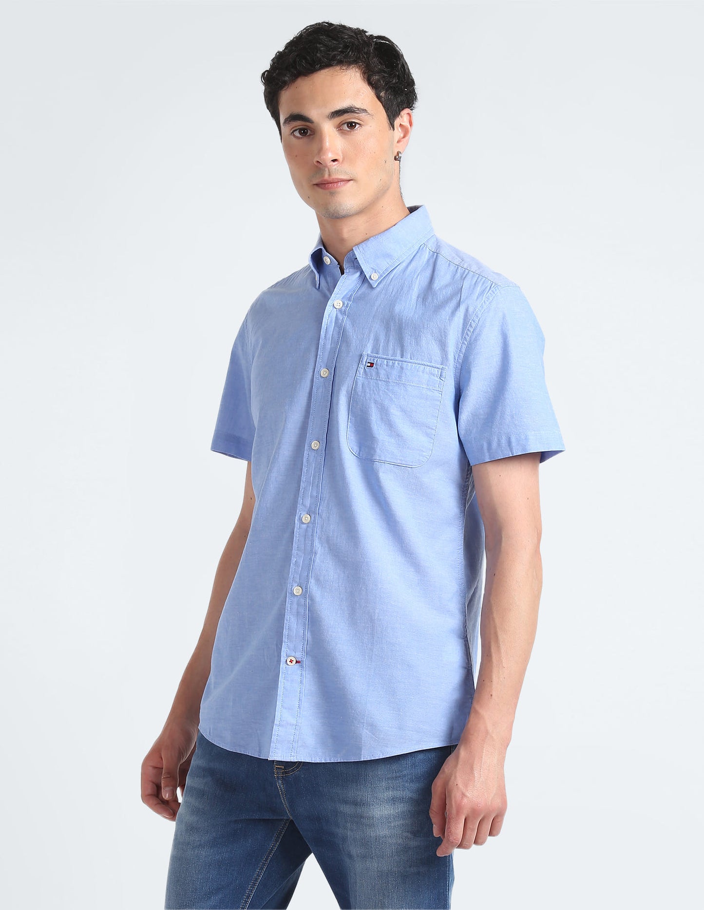 TOMMY HILFIGER VESTIR MANGA CORTA HOMBRE