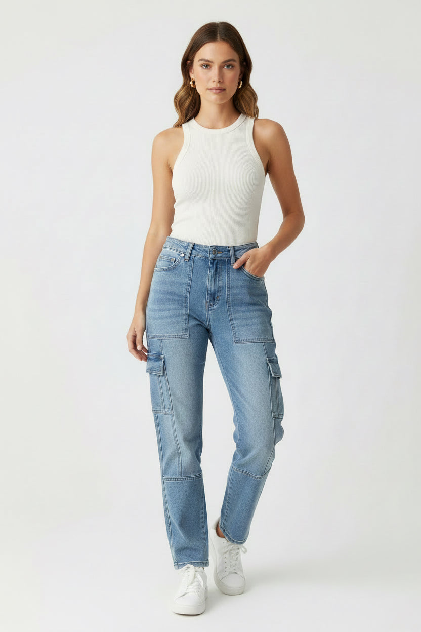 KANCAN PANTALÓN CARGO DE MUJER