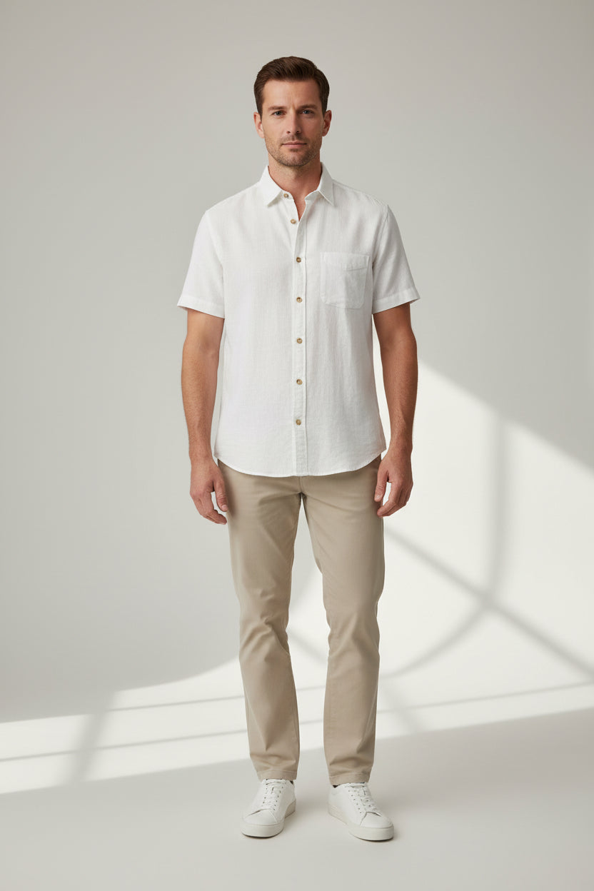 OLD NAVY VESTIR MANGA CORTA HOMBRE
