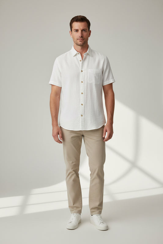 OLD NAVY VESTIR MANGA CORTA HOMBRE
