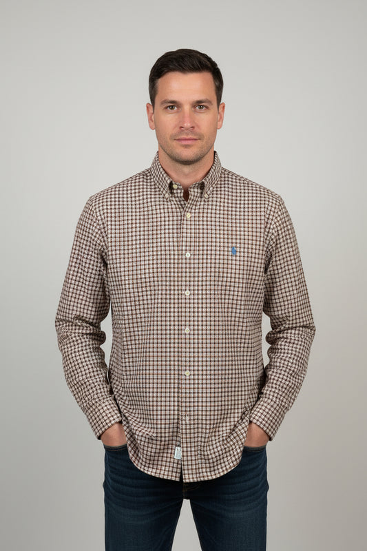 POLO RHALP LAUREN CAMISA DE VESTIR DE HOMBRE MANGA LARGA