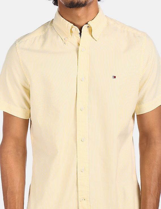 TOMMY HILFIGER VESTIR MANGA CORTA  HOMBRE