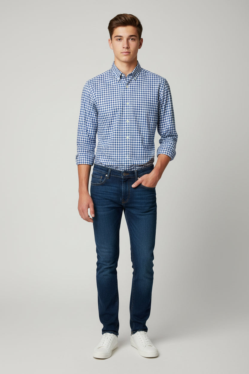 VINEYARD VINES CAMISA DE VESTIR MANGA LARGA JUVENIL