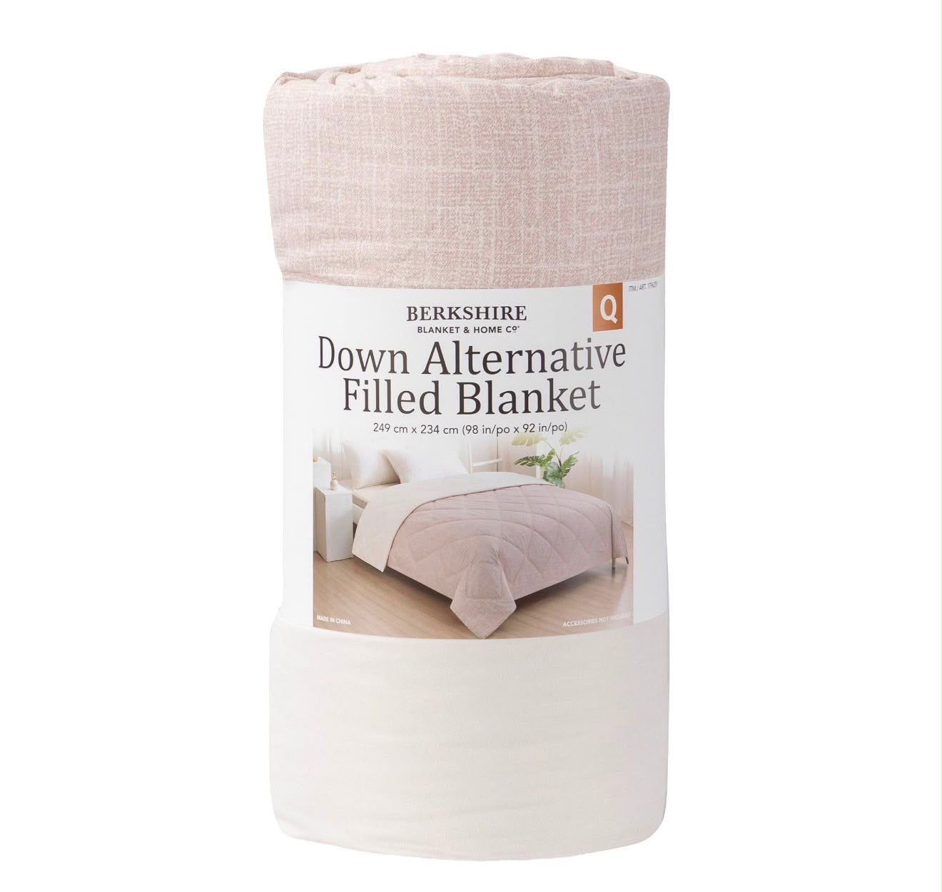 DOWB ALTERNATIVE FILLED BLANKET QUEEN