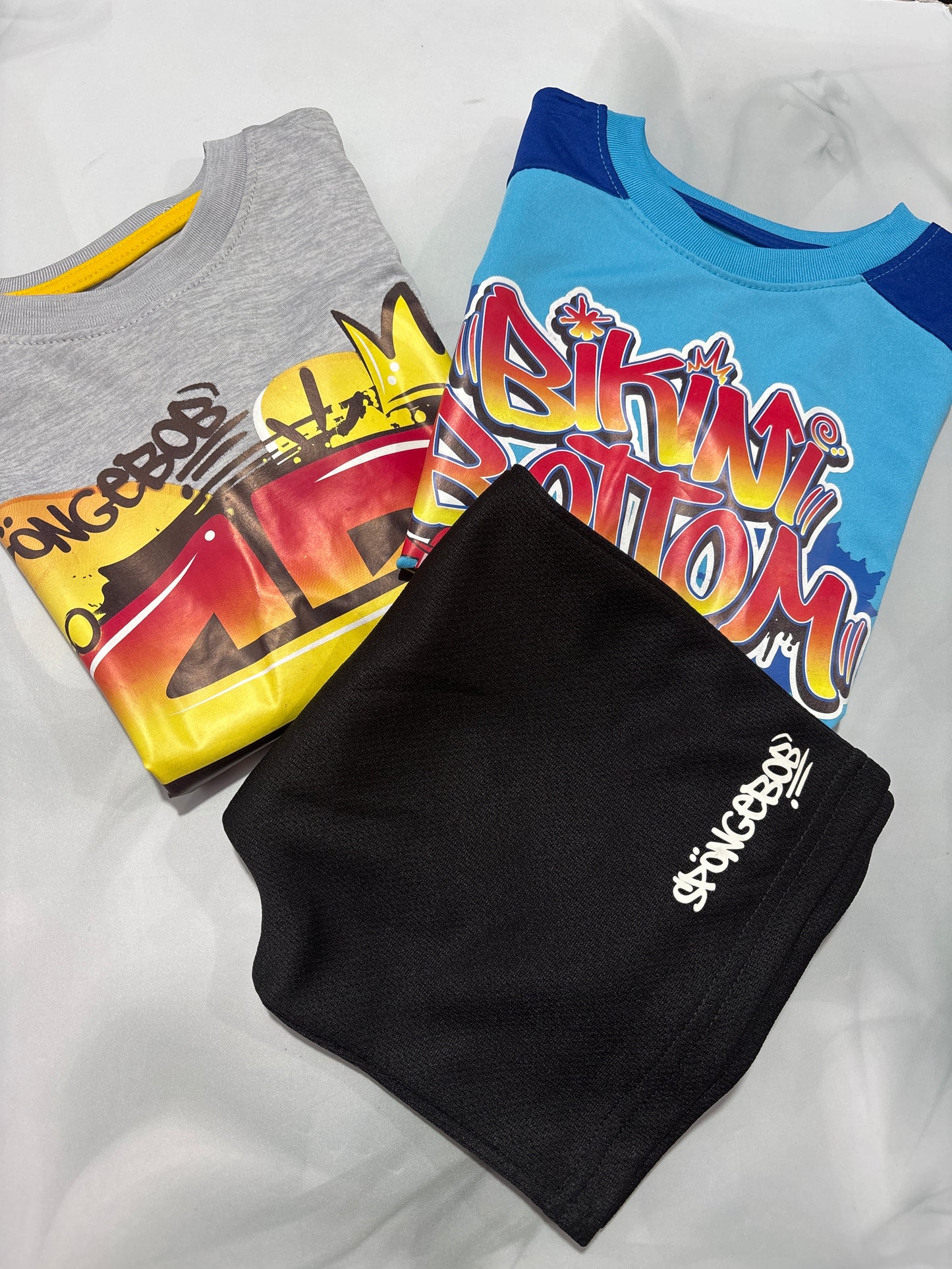 SPONGEBOB CONJUNTO DE NIÑO