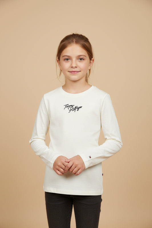 TOMMY HILFIGER CAMISA DE VESTIR DE NIÑA MANGA LARGA