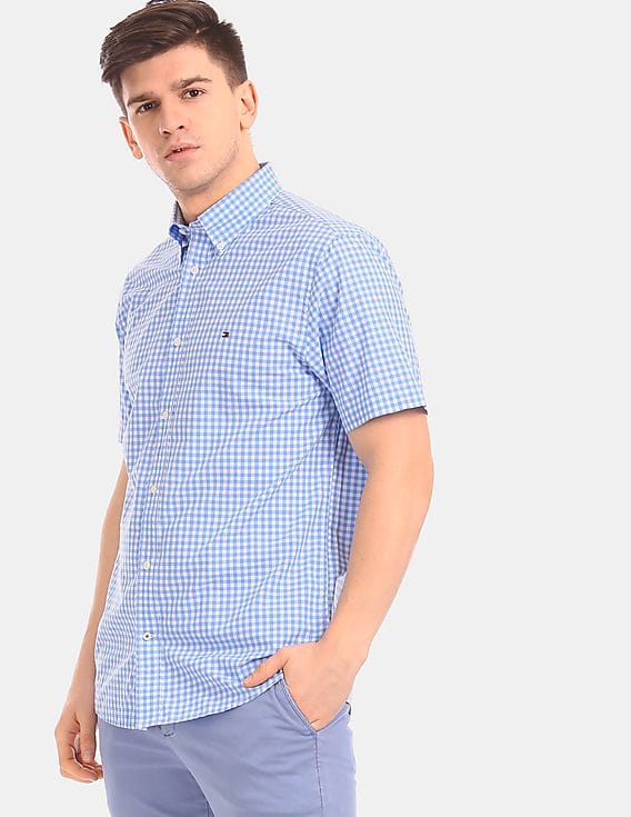 TOMMY HILFIGER VESTIR MANGA CORTA HOMBRE