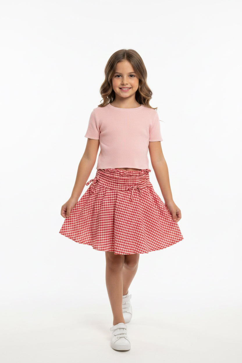 LOVE SQUARED GIRLS FALDA DE NIÑA