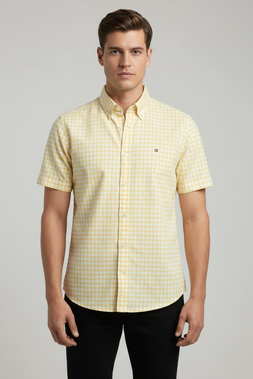 TOMMY HILFIGER CAMISA DE VESTIR MANGA CORTA DE HOMBRE