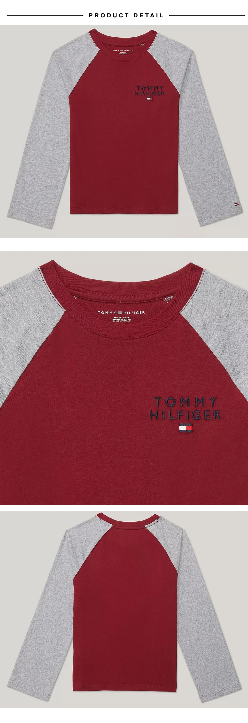 TOMMY HILFIGER CAMISA MANGA LARGA DE NIÑO