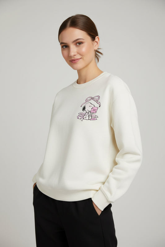 SUDADERA PEANUTS DE MUJER
