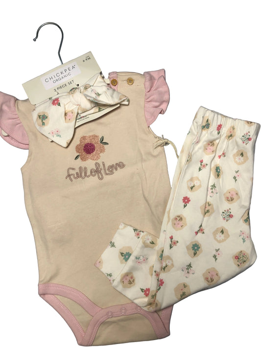 CHICKPEA ORGANIC CONJUNTO BEBÉ NIÑA