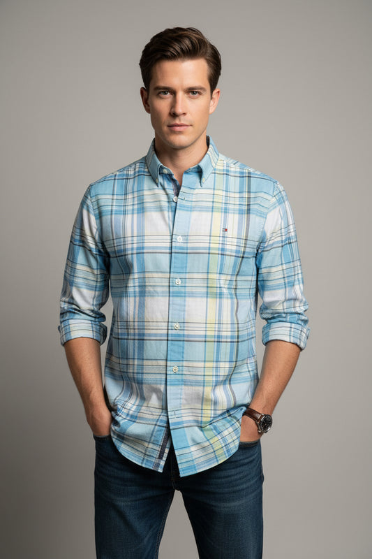 TOMMY HILFIGER CAMISA DE VESTIR MANGA LARGA DE HOMBRE